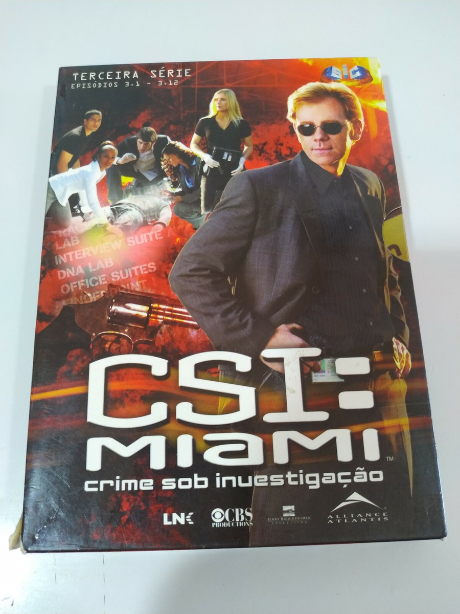 CSI Miami Third Season Episodes 3.1-3.12 - 3 X DVD English