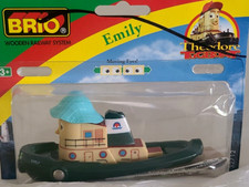 Vtg BRIO Wooden Railroad EMILY Theodore Tugboat Toy 32715 NEW IN Marked PACKAGE