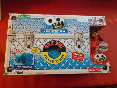 Fisher Price Sesame Street TMX Friend Tickle Me Cookie Monster w