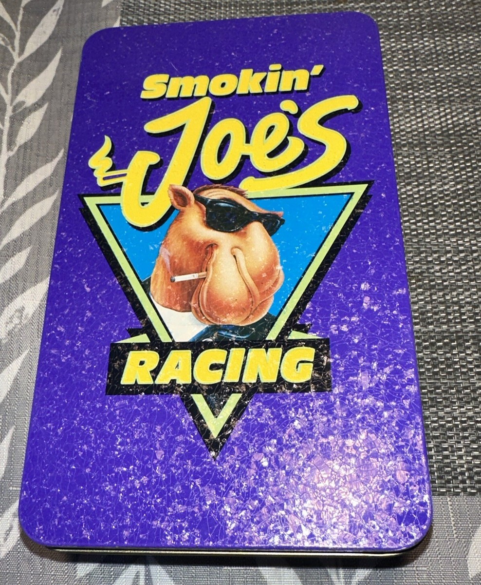 Vintage 1994 Smokin' Joe's Racing Collectable Tin Box Joe Camel