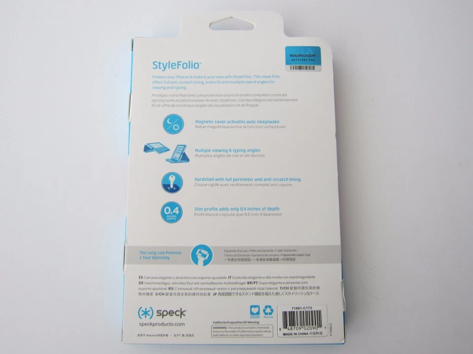 Speck Products StyleFolio Case & Stand for iPad Mini Mini 2 Mini 3 Pink/Purple - Image 2 of 4