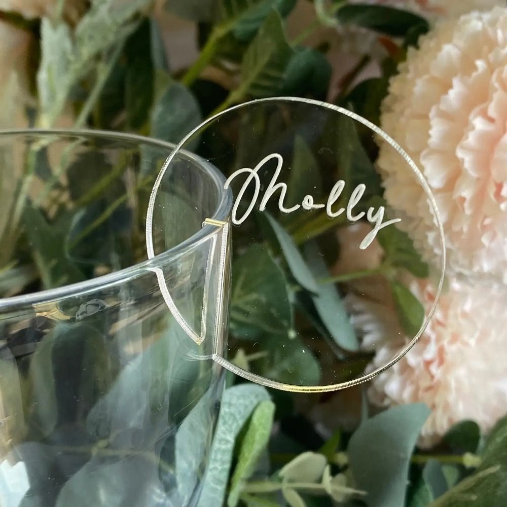 30Pcs/Set Round Shape Wine Glass Tags Bar Kitchen Party Decoration eBay