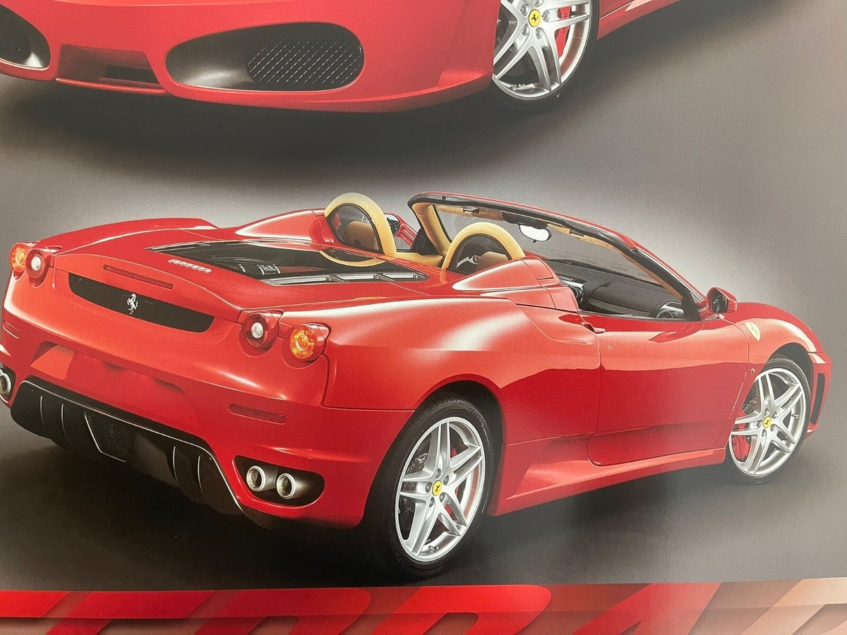 FERRARI F-430 SPIDER, RARE AUTHENTIC 2005 MINI POSTER | eBay