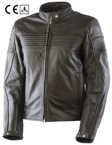 Giacca pelle donna moto vintage scrambler OJ Century lady leather jacket |  eBay