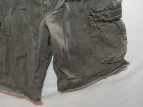 Aeropostale Green Solid Zip/Button 100% Cotton Cargo Shorts Men's Size 36 - Picture 7 of 10