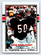 1989 Topps #58 Mike Singletary HOF Chicago Bears Free Shipping Corner Ding
