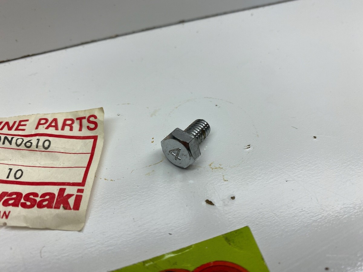 NOS Kawasaki 110N0610 Hex Head Bolt 6x10 KZ KZ1000 KZ900 1976-78