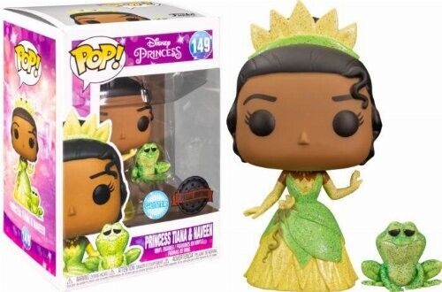 Funko POP! Disney: Princess & The Frog - Tiana & Naveen (Glitter) #149 (Exclusiv - Afbeelding 1 van 1