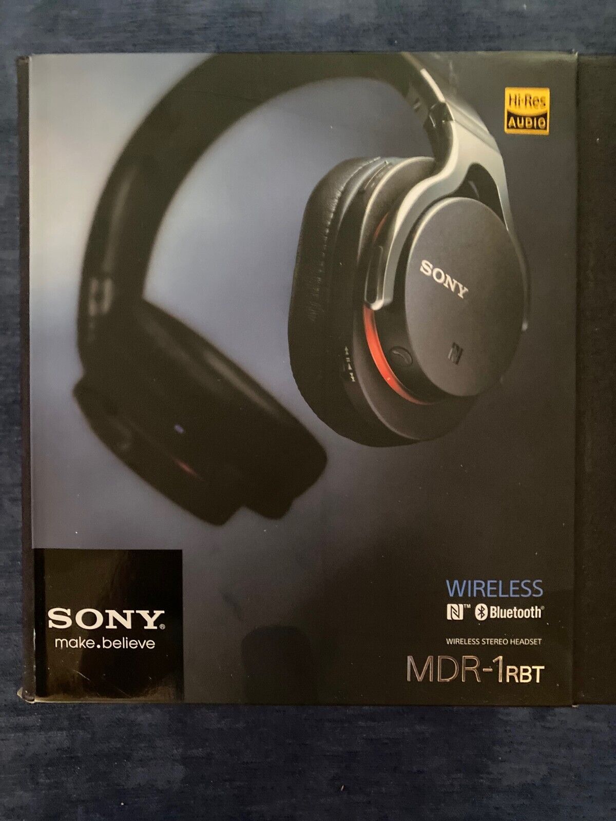 Sony MDR-1RBT Headband Wireless Headphones - Black for sale online