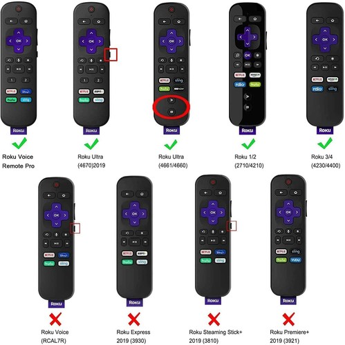Silicone Case Anti Slip Shock Proof Cover For Roku Ultra / Roku 4 3 2 1 Remote - Picture 2 of 42