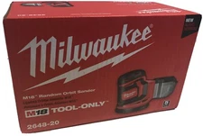 Milwaukee M18 5" Random Orbit Sander 7000-12000 OPM Variable Speed 2648-20 new