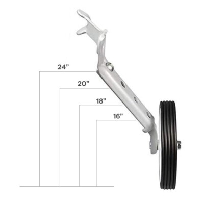 Paire De Stabilisateurs Et Roues D'entraînement Pour Vélo 16 à 24 Pouces - Mediawave Store, Neuf