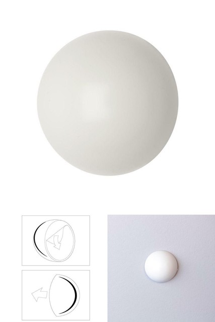 White Soft Dome Door Stop 2 Pack For Sale Online