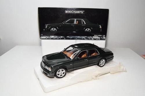 B69 1:18 MINICHAMPS 100 139070 BENTLEY ARNAGE T 2002 MET. GREEN MIB VERY RARE!