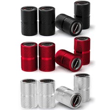 4Pcs Car Tire Valve Stems Cap Aluminum Tire Wheel Stem Air Valve Cap Accessories