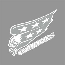 Washington Capitals 8 NHL Team Logo 1 Color Vinyl Decal Sticker Car Window Wall
