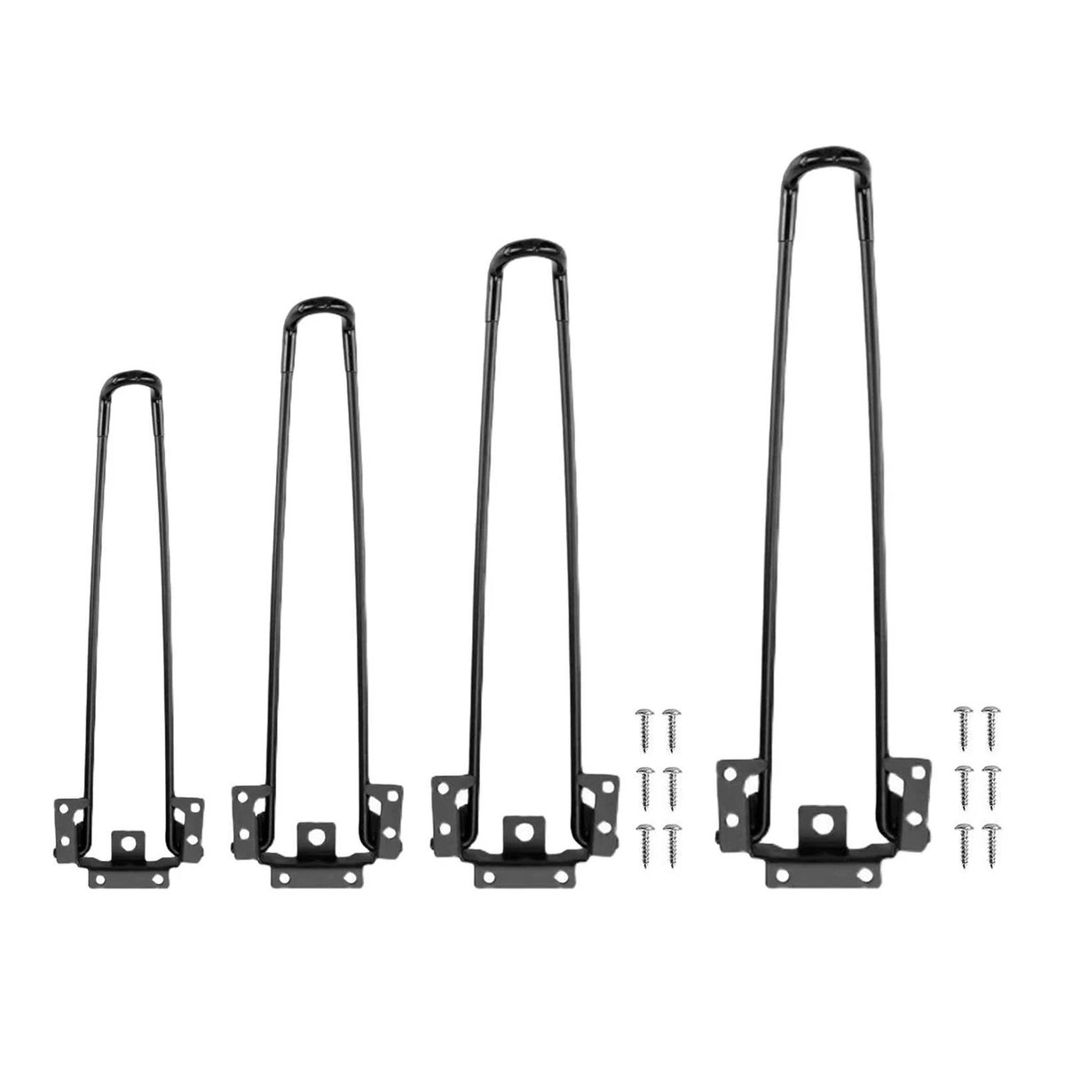 Folding Table Legs Furniture Legs Easy to Install Desk Leg Rustic Metal Coffee