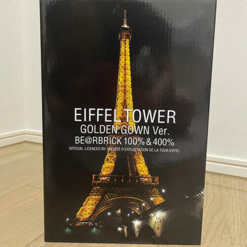 Medicom Toy BE@RBRICK EIFFEL TOWER GOLDEN GOWN Ver. 400% 100% bearbrick