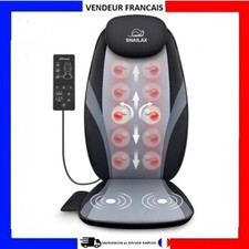 Siège Massant Shiatsu Chauffant Pour Dos Cou Epaule Massage Profond Relaxation
