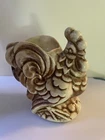 SHAWNEE CHICKEN/ROOSTER PLANTER #503....BROWN/WHITE TONE