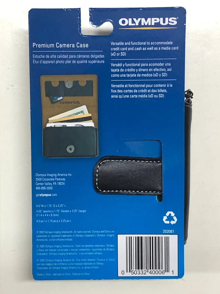 Funda cámara compacta Olympus Black Premium 202087 nueva Foto 2 de 2