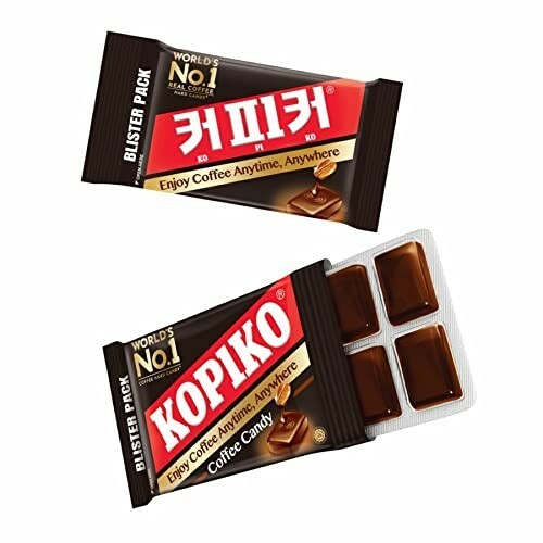 6 Pack, Kopiko Coffee Candy - Blister Pack Hard Coffee Candy - Picture 2 of 2