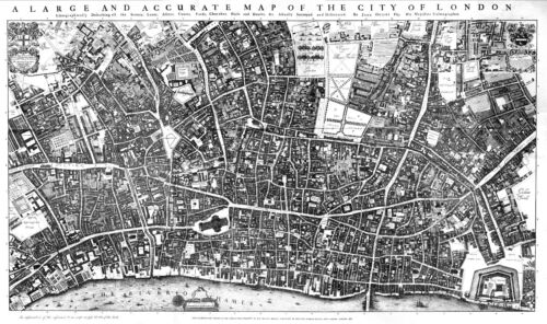 A0 Antique vintage wall canvas London UK  old large decor poster new  1677 - Picture 1 of 3