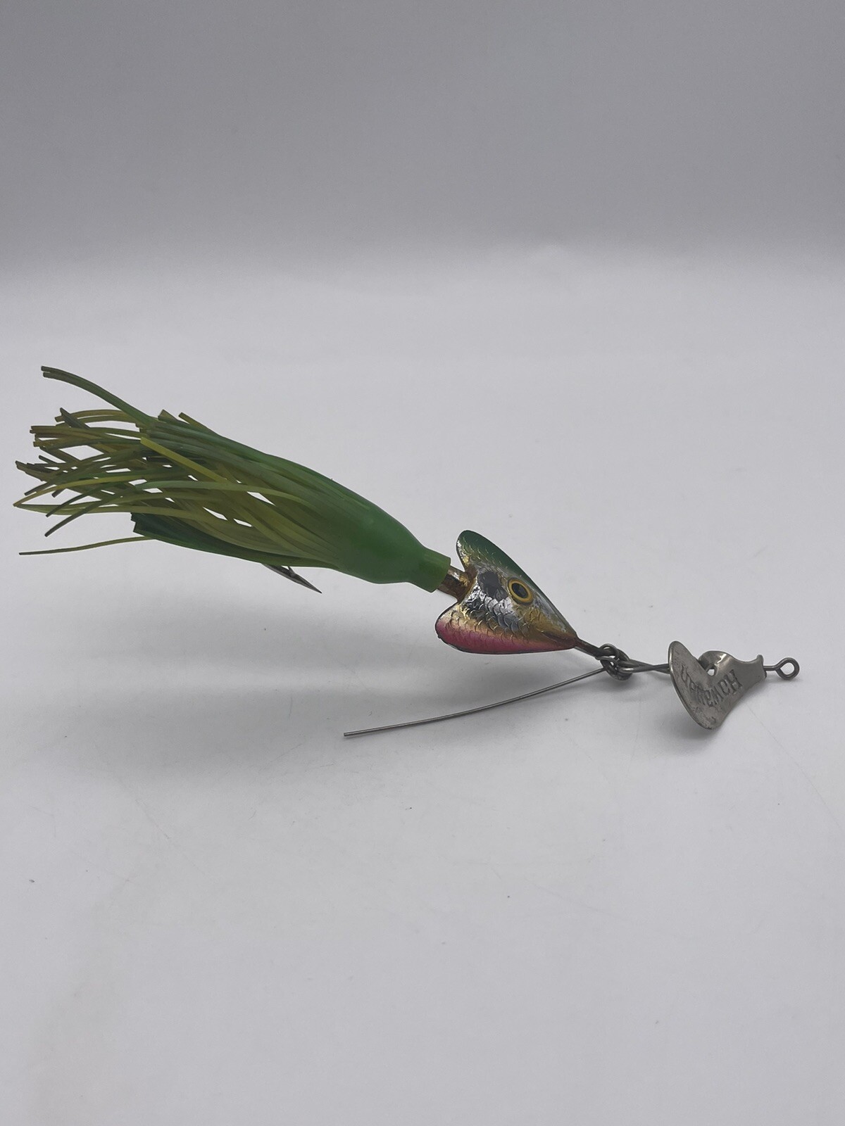 Fred Arbogast HAWAIIAN WIGGLER 2 Red/Green 1" Below Surface Fishing