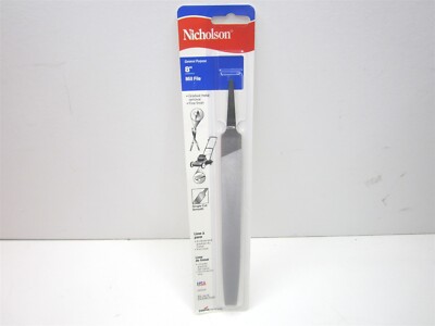 Nicolson (08559) 8'' General Purpose Single CutMill Smooth File