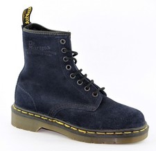 DR.MARTENS original England anfibio lacci pelle camoscio blu navy 1406 num.UK 4
