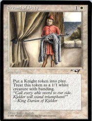 Errand of Duty - Alliances #128 MTG
