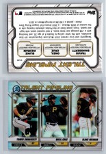 2021 Bowman #TP-PIT Oneil Cruz / Blake Weiman / Travis Swaggerty Chrome