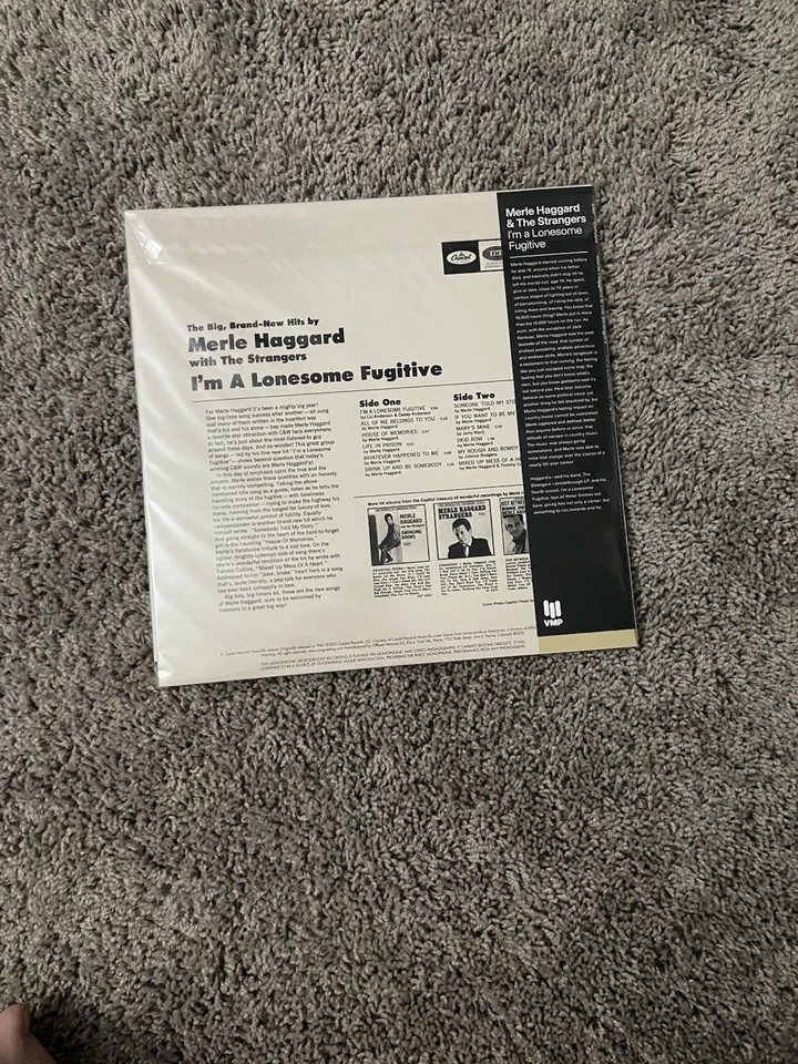 Merle Haggard and The Strangers I'm A Lonesome Fugitive VMP New - Image 2 of 3