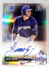 2017 Bowman Chrome Lucas Erceg Auto Refractor /499 #CPA-LE BREWERS Autograph