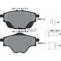 Textar 2582701 Bremsbelagsatz FüR Citroen Peugeot Opel DS Vauxhall C4 C4 Grand