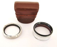 Vintage Rolleiflex Heidosmat-Rolleinar 2 R1 Close Up Lens & Leather Case