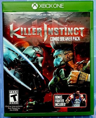 Killer Instinct Combo Breaker Pack (Microsoft Xbox One, 2014) Tested/ScratchFree