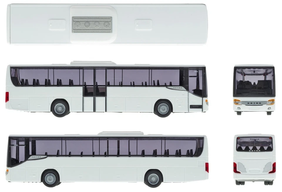Setra S 415 UL weiß - Bausatz - bedruckt - Viessmann Kibri AWM 11232 - Bild 2 von 2