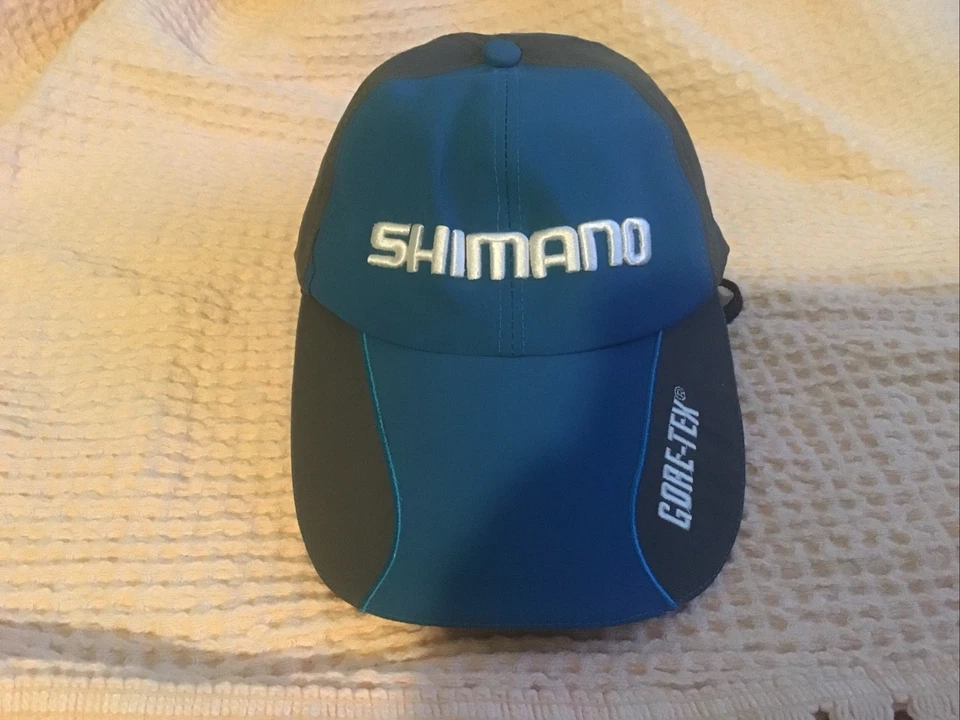 [Shimano] Gorra de lluvia Gore-Tex talla única azul-gris pesca, ciclismo camionero sombrero Foto 2 de 4