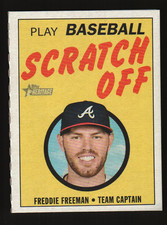 2019 Topps Heritage 1970 Topps Scratch-Offs #5 - Freddie Freeman 19-164