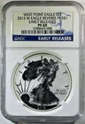 2013 -W American Silver Eagle - NGC Rev PF-69 - West Point Eagle Set