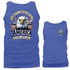 250 Years of American Independence Day US Flag 4th of July Patriotic Tank Top