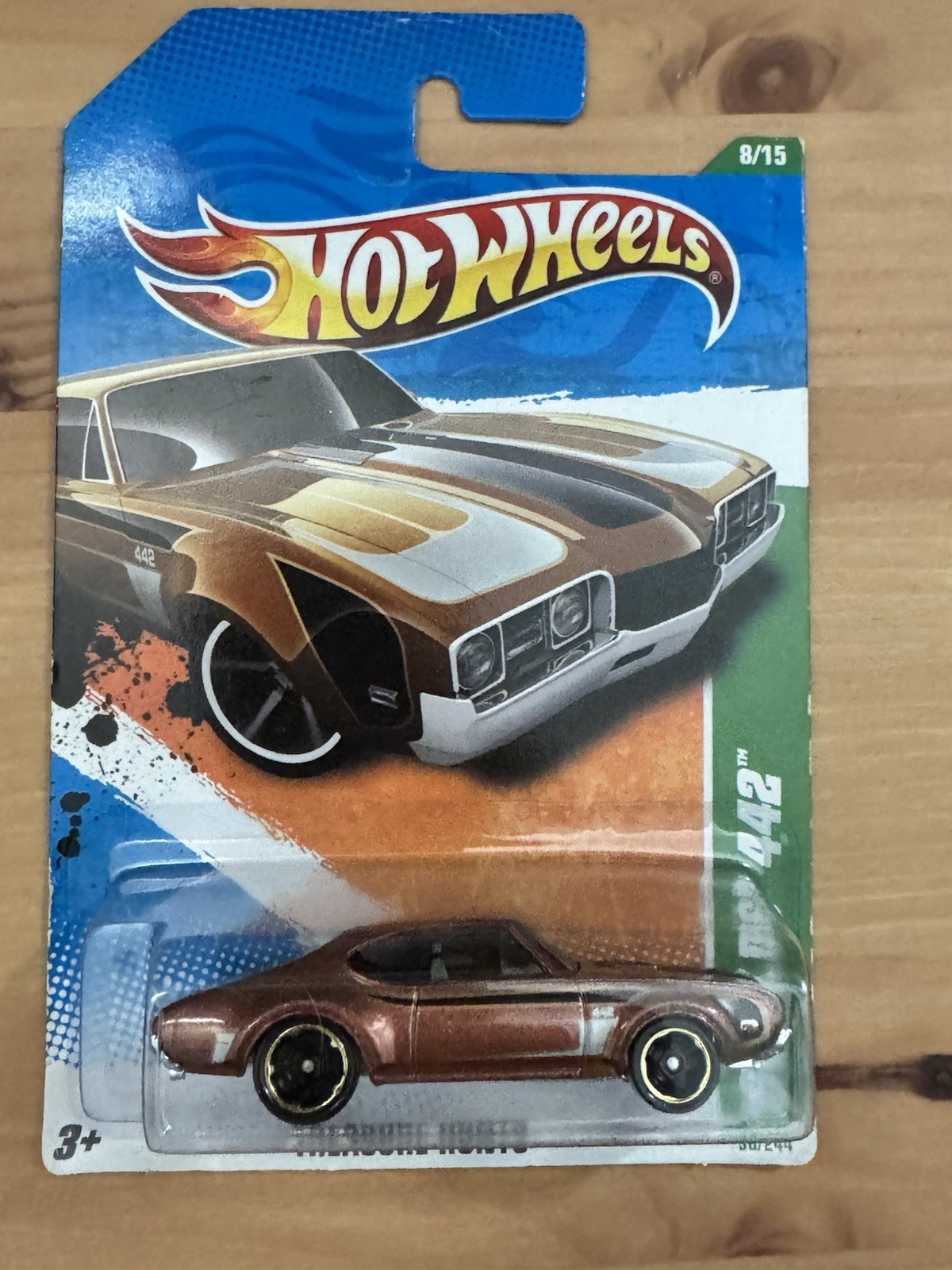 2011 Hot Wheels Treasure Hunts '68 Olds 442 Metallic Brown - 1:64 Diecast Car