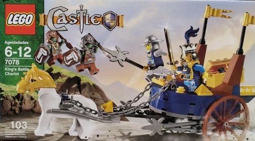Lego Castle 7078: King's Battle Chariot - 100% w/Box, Manual & Minifigs