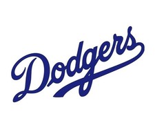 LA Dodgers Inspired Iron On HTV Heat Transfer Logo Baseball