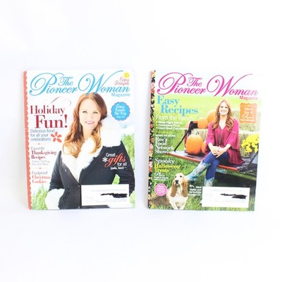 2er-Pack The Pioneer Woman Zeitschriften 2018 Herbst & Feiertage