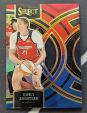 Emily Engster Red and Blue Premier 2024 Panini Select Mystics 387/399