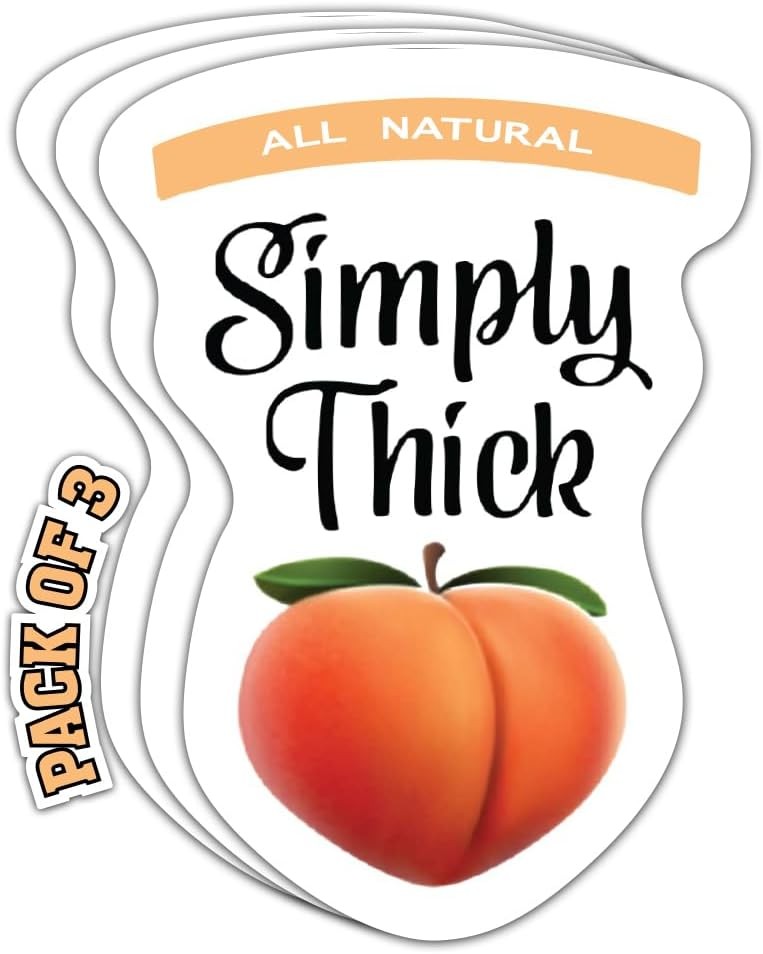 Simply Thick Sticker – Vinyl Decals for Car, Truck, and Van – Indoor and Outdo