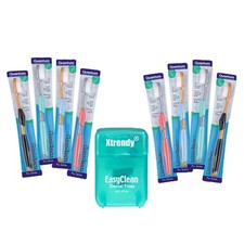 Quantum Euro-Tech Extra Soft Toothbrush, Soft Ultra Fine Feathered Bristles T...