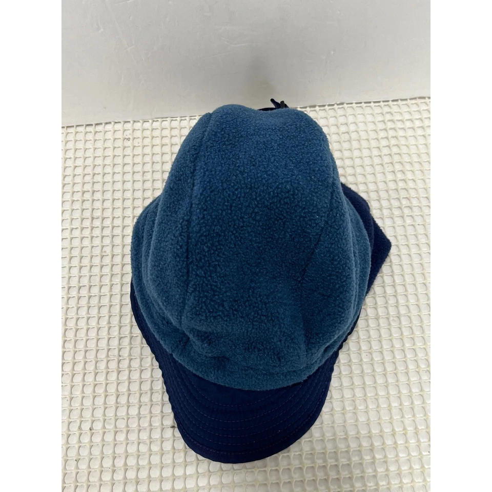 De colección EE. UU. Patagonia Polar Pato Bill Gorra Sombrero Azul Talla Mediana Orejeras Foto 4 de 4